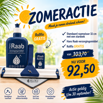 Zomeractie Raamwisserset 32 cm met StarNano doek en rollfix