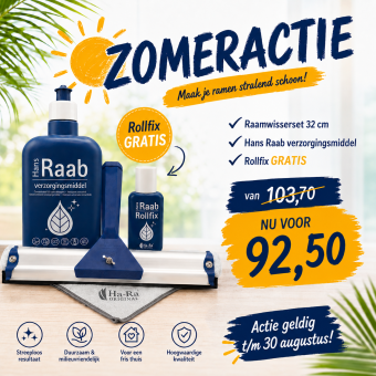 Zomeractie Raamwisserset 32 cm met StarNano doek en rollfix